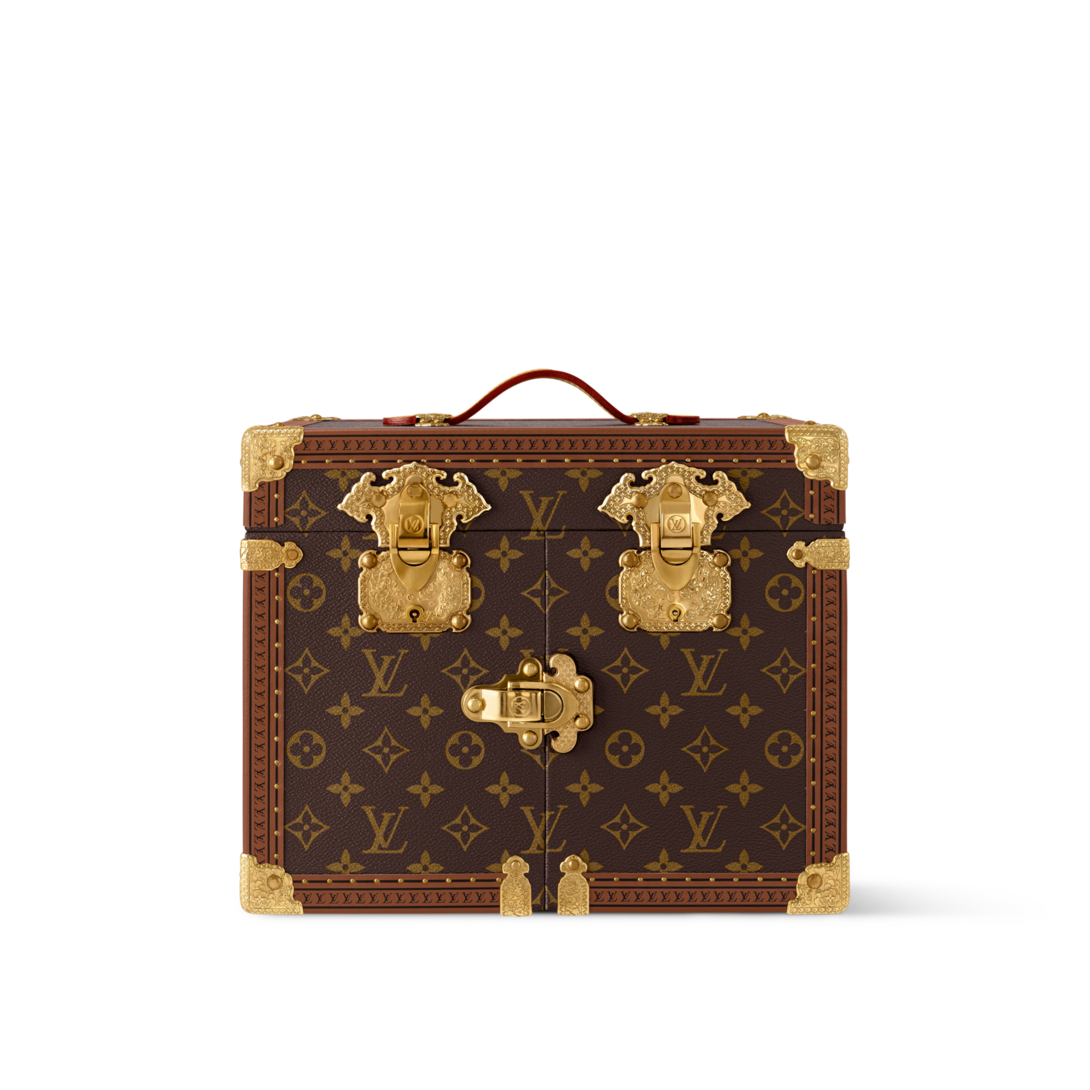 Malle Cérémonie Matcha Monogram Canvas - Trunks and Boxes M15165